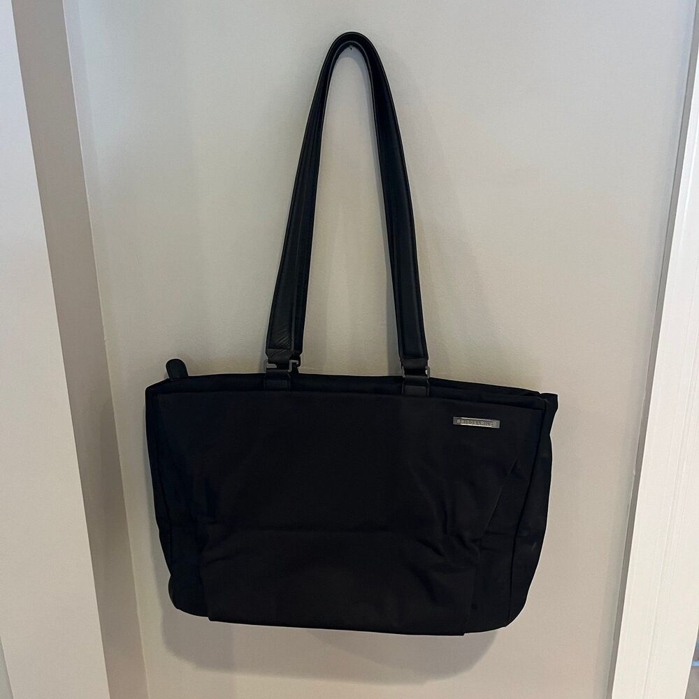 Briggs & Riley Travel Tote Bag Weekender Carry On Bag Black S145-4